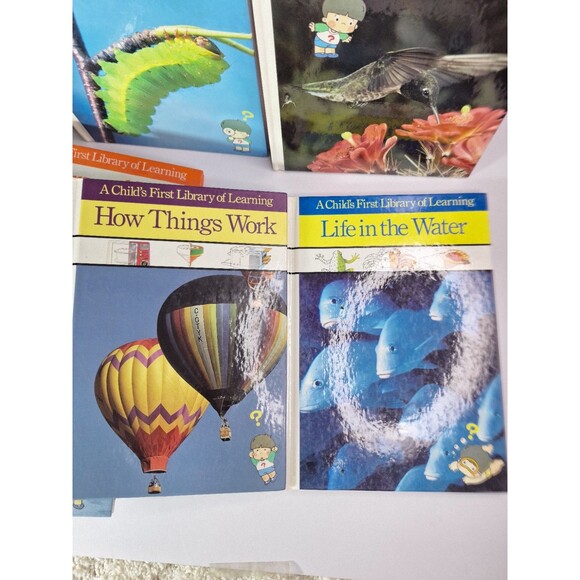 A Child's First Library Of Learning TIMELIFE Books 1988 Hardcover Set- Lot of 9 - Picture 5 of 7